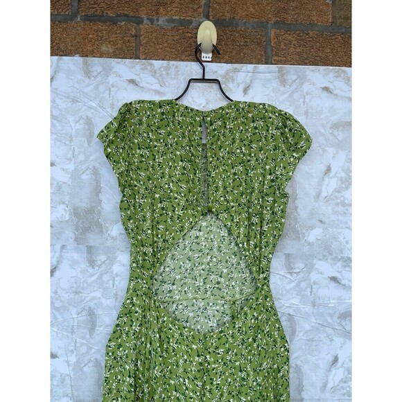 Reformation Gavin Dress Samantha in green floral size 6 - Picture 9 of 13